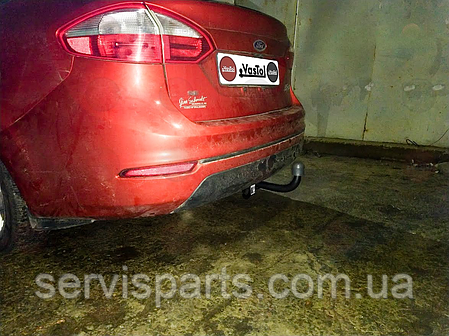 Фаркоп Ford Fiesta sedan 2012- (Форд Фієста седан) без подрізу бампера, фото 1