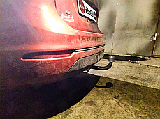 Фаркоп Ford Fiesta sedan 2012- (Форд Фієста седан) без подрізу бампера, фото 3