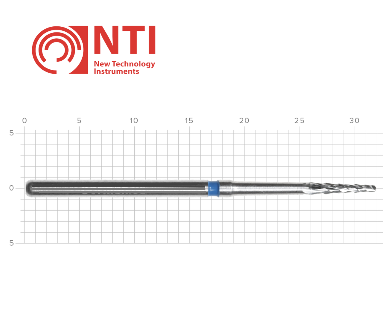 Фреза хірургічна / кісткова / Ліндеманна / для турбінного нак. / H254A 012 FG XXL  NTI