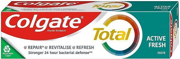 Зубна паста Сolgate Total Active Fresh 75 мл, Colgate, Арт.54923