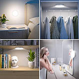 Світильник Ferswe Dimmable Touch Lights, світлодіодні нічні вогні з великою батареєю 1000 мАч, що перезаряджаються, Stick on Light, фото 6