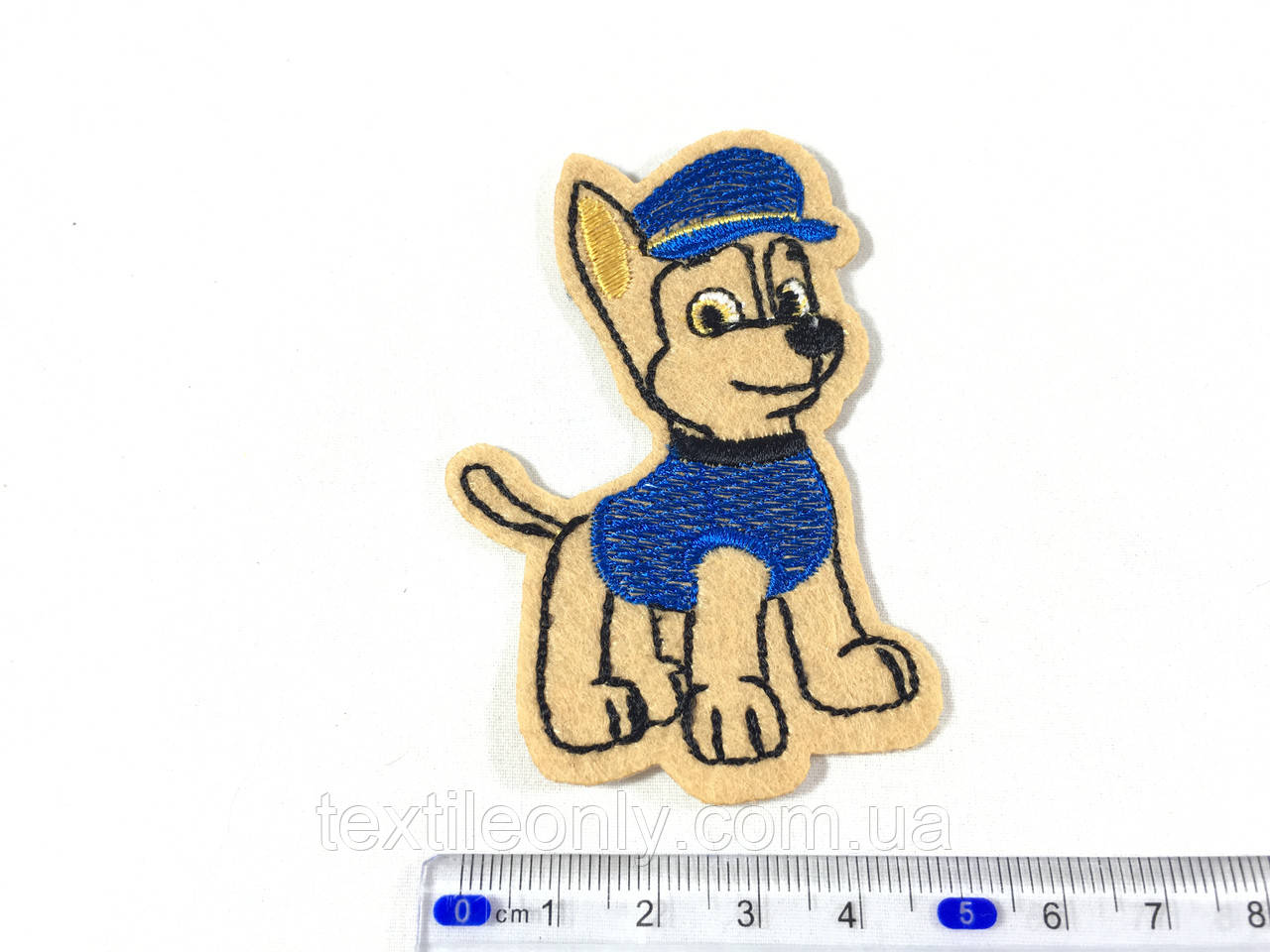 Нашивка Щенячий патруль Гончик Чейз 54х80 мм