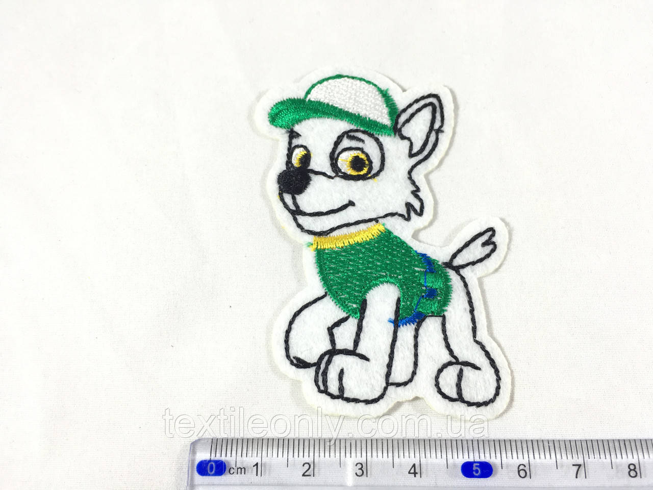 Нашивка Щенячий патруль Роккі 53х80 мм