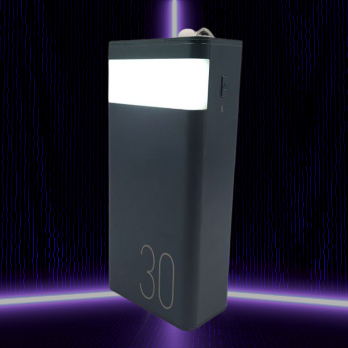Зовнішній акумулятор Remax 30000 mAh Power bank -RPP-320, Чорний, фото 1