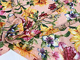 Тканина шифон жаккард принт  №283, фото 3