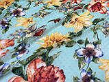 Тканина шифон жаккард принт  №291, фото 3