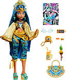 Лялька Монстер Хай Клео Де Ніл Monster High Fest Cleo De Nile Doll Glam Монстро-фестиваль HXH81 Mattel Оригінал, фото 4