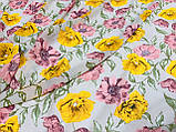 Тканина креп шифон принтований  № 2120, фото 3