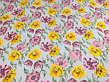 Тканина креп шифон принтований  № 2120, фото 4