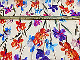 Тканина креп шифон принтований  № 2122, фото 2