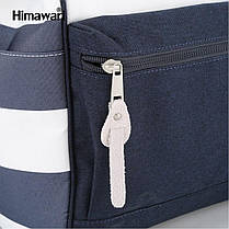 Рюкзак сумка водонепроникна HIMAWARI ABCD D blue з USB, фото 4