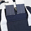 Рюкзак сумка водонепроникна HIMAWARI ABCD D blue з USB, фото 7