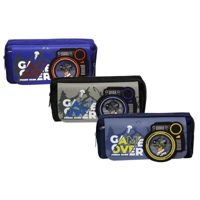 Пенал-косметичка WB "GAME OVER", на 2 відділення, на планшеті