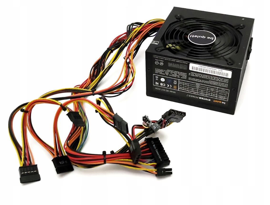 Блок живлення ATX 300W FAN 120мм be quiet! System power 7 (BQ SU7-300W) (1х4+4 pin CPU, 4x SATA) 80plus BRONZE бу