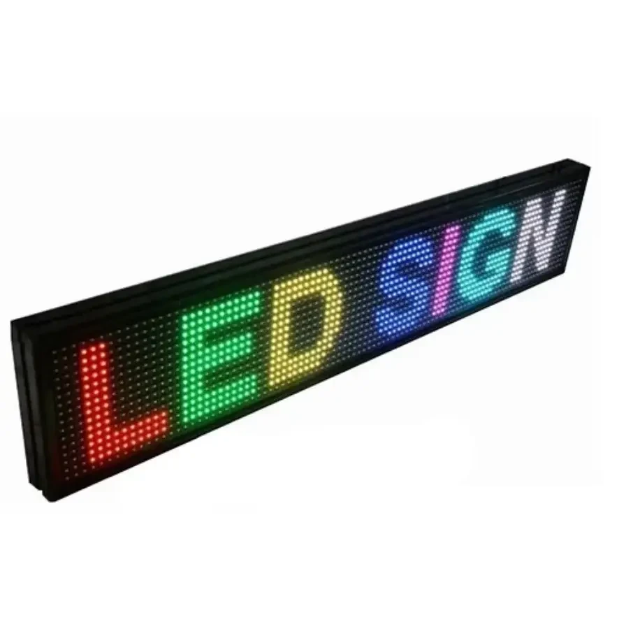 Блискучий рядок 167*40 см RGB+Wi-Fi вуличний, LED табло для реклами, Світлодіодна вивіска Лучшая цена