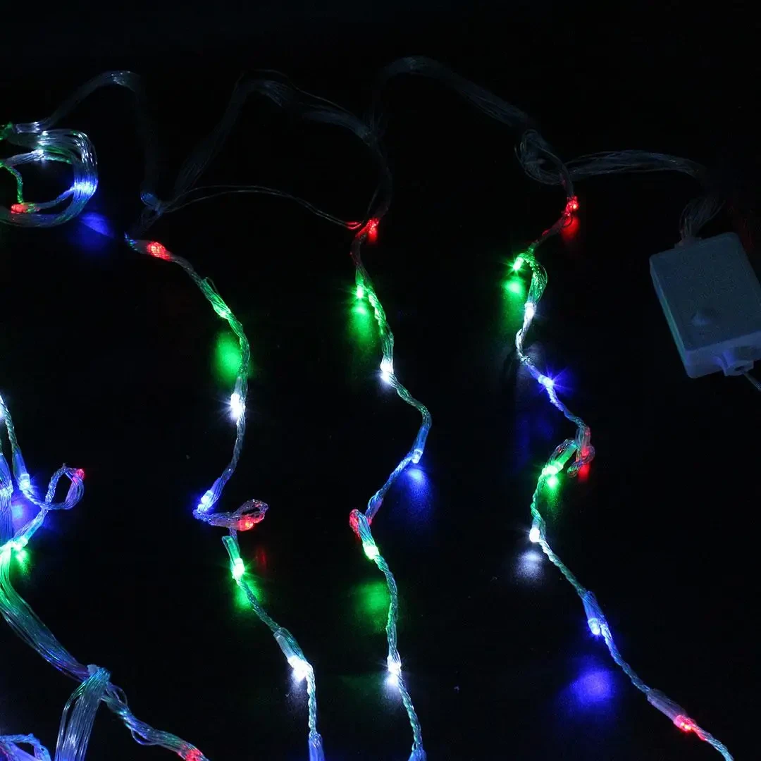 Xmas гірлянд (Водоспад 3M*2M) 360LED M-3 Мультиколірна 12PCS (20) HS HS Лучшая цена, фото 1