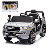 Дитячий електромобіль на акумуляторі Джип Toyota M 5101 на радіокеруванні дітей 2-6 років Сірий, фото 2