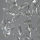 Сучасна кришталева люстра Гліцинія на 6 ламп G9 колір каркасу хром D-719-460CH, фото 5