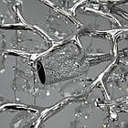 Сучасна кришталева люстра Гліцинія на 6 ламп G9 колір каркасу хром D-719-460CH, фото 4