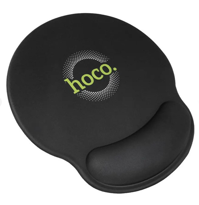 Килимок для миші з підтримкою зап'ястя 230*215*3мм HOCO GM30 Чорний