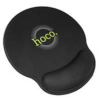 Килимок для миші з підтримкою зап'ястя 230*215*3мм HOCO GM30 Чорний