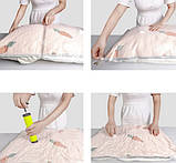 Набір вакуумних пакетів багаторазових 50х70 см 10 штук з насосом Ruhhy 21946 Польща, фото 6