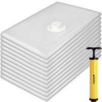 Набір вакуумних пакетів багаторазових 50х70 см 10 штук з насосом Ruhhy 21946 Польща