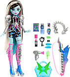 Лялька Монстер Хай Френкі Штейн Monster High Frankie Stein Amped Up Rockstar HNF84 Mattel Оригінал, фото 2