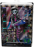 Лялька Монстер Хай Френкі Штейн Monster High Frankie Stein Amped Up Rockstar HNF84 Mattel Оригінал, фото 3