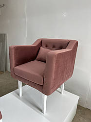 Компактне крісло для відвідувачів педикюру КР-01_MR м'які крісла педикюрні