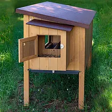 Дерев'яний будиночок для курей 6 курей HEN HOUSE 30 162 x 100 x h 110 cm, фото 5