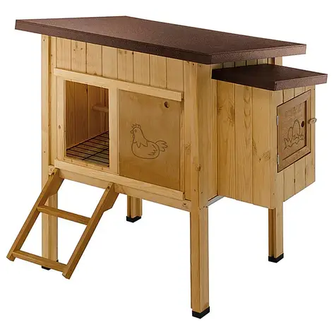 Дерев'яний будиночок на 4 курки HEN HOUSE10 124 x 98 x h 110 cm, фото 1