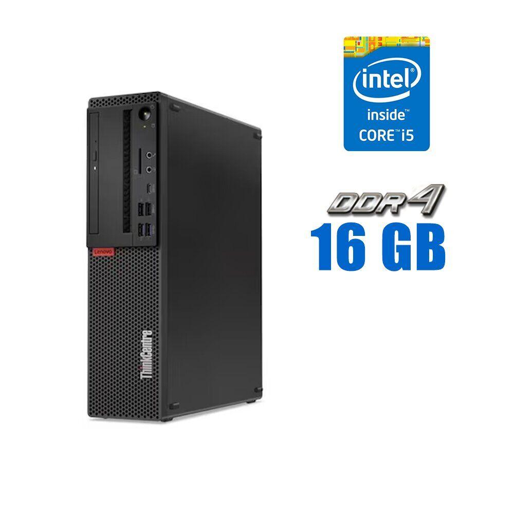 Комп'ютер Lenovo ThinkCentre M720s SFF/ Core i5-8400/ 16 GB RAM/ 512 GB SSD/ UHD 630