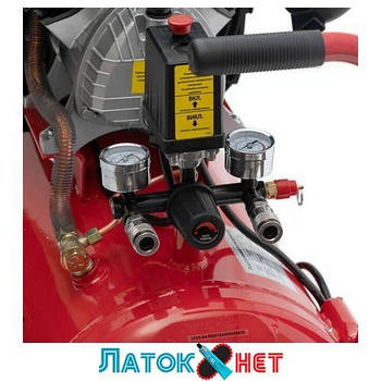 Компресор 50 л 2.23 кВт 220 В 10 атм 354 л/хв 2 циліндри PT-0004 Intertool
