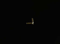 Куточок для папок меню. Колір "золото" 22х4мм / Куточок для папок меню. Колір "золото" 22х4мм