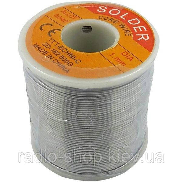 Припій у бухтах по 500 г,1.2 mm,60/40/flux 2%, фото 1