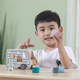 Розвиваюча дерев'яна каталка-сортер Машинка від Viga Toys, фото 3