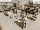 Стійка торгова 25 овал, 1650х1000мм. Рейл вішало для одягу до магазину, фото 10