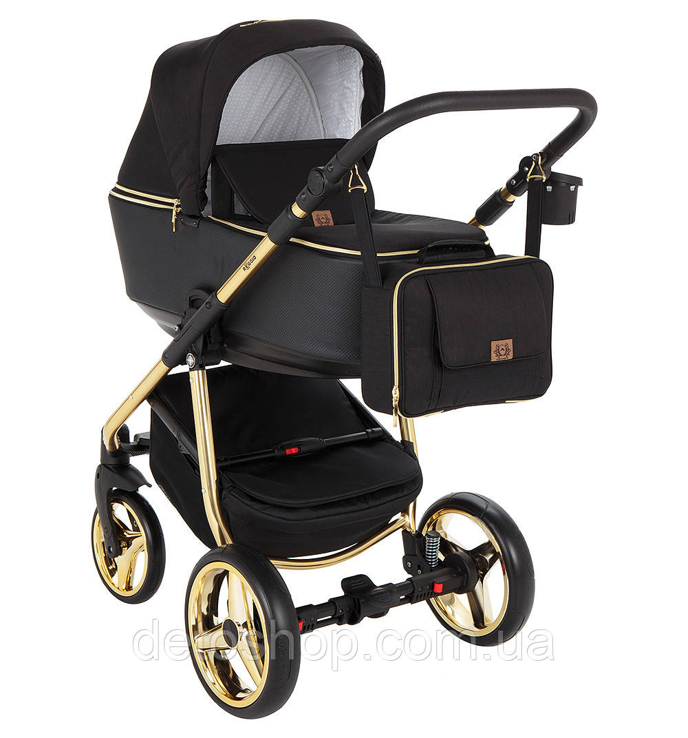 Дитяча універсальна коляска 2 в 1 Adamex Reggio Limited Chrome Y85