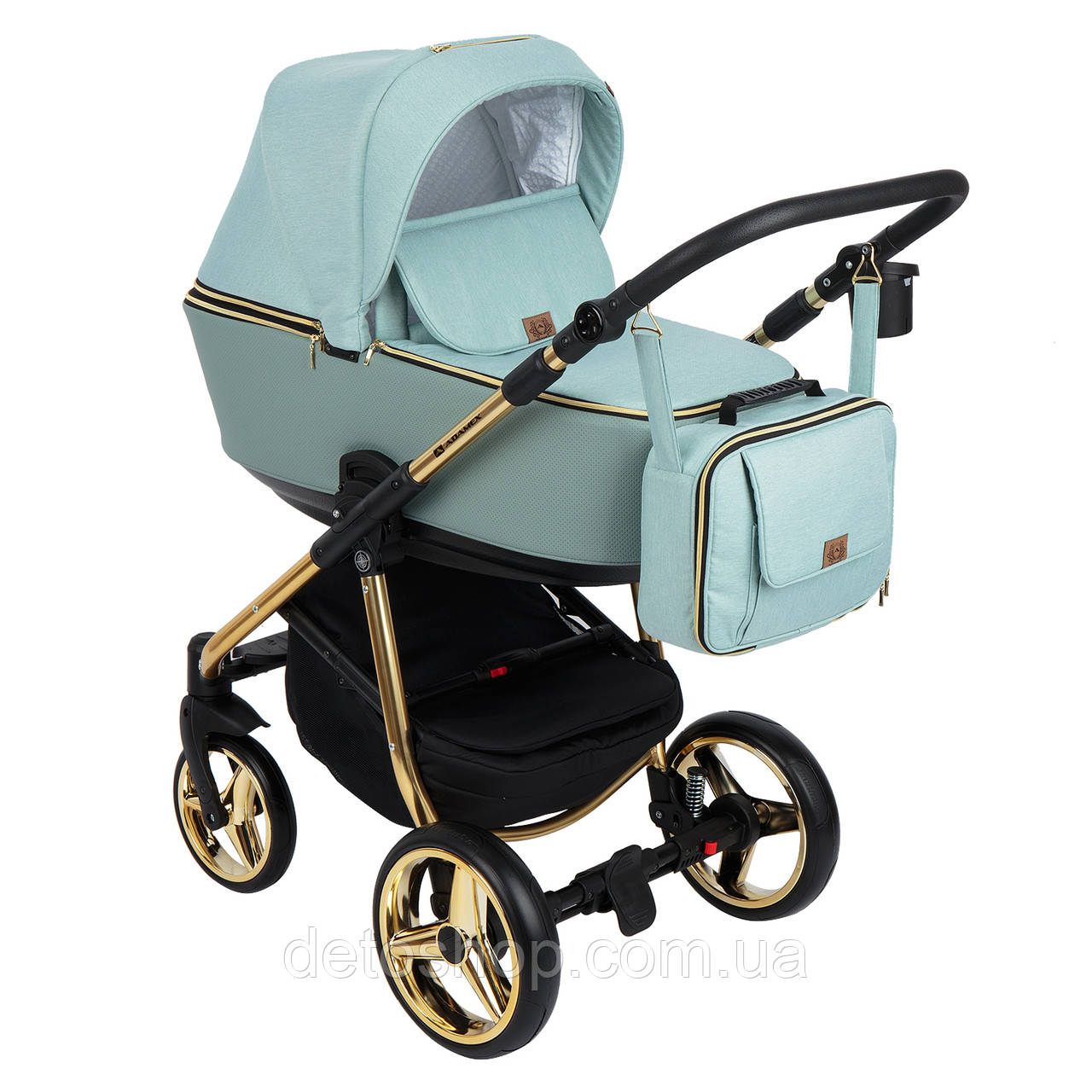 Дитяча універсальна коляска 2 в 1 Adamex Reggio Limited Chrome Y851