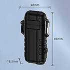 Запальничка 2 дуги + водонепроникна в подарунковому пакованні US-774B, фото 7