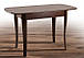 Стіл обідній розкладний горіх темний дерев'яний Даллас із масиву клена та мдф для кухні, їдальні Мікс Мебель, фото 2