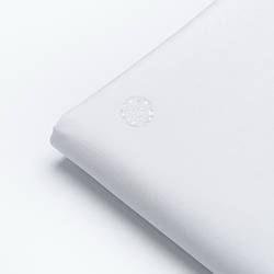 Клапоть сатину білого кольору, розмір 49*80 см