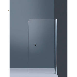 Штора для ванної скляна Atlantis PF 04 140х90 см розпашна прозоре скло 6 мм