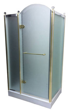 Душова кабіна Orans SR-1654-COMBI gold/chrome (L) 120х80х200, фото 1