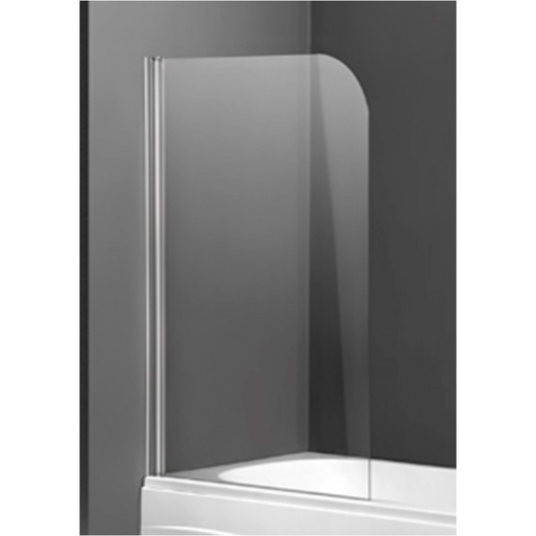 Штора для ванної скляна Atlantis PF-74 140х85 см розпашна прозоре скло 4 мм L