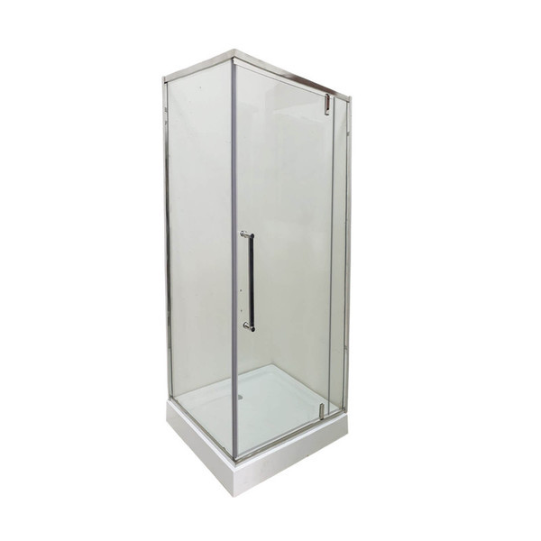 Душова кабіна Veronis KN 16 09 90х90х190 см без піддону прозоре скло розпашні двері