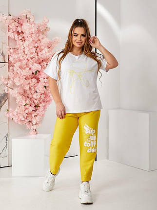 Стильний жіночий костюм, тканина "Льон" 48, 50, 56, 58, 60, 62, 66 розмір 48, фото 1