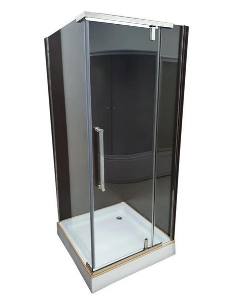 Душова кабіна Veronis KN8 07 90х90х190 см без піддону прозоре скло розпашні двері