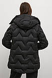 Подовжена зимова куртка Finn Flare FWB110137-200 Down fill чорна S, фото 6